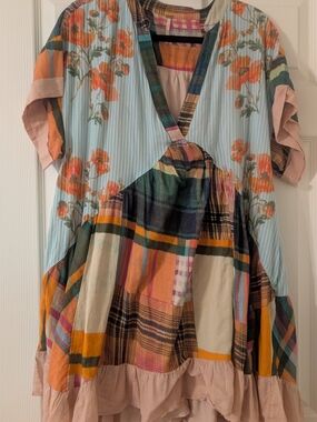 Free People Printed Agnes Dress Large